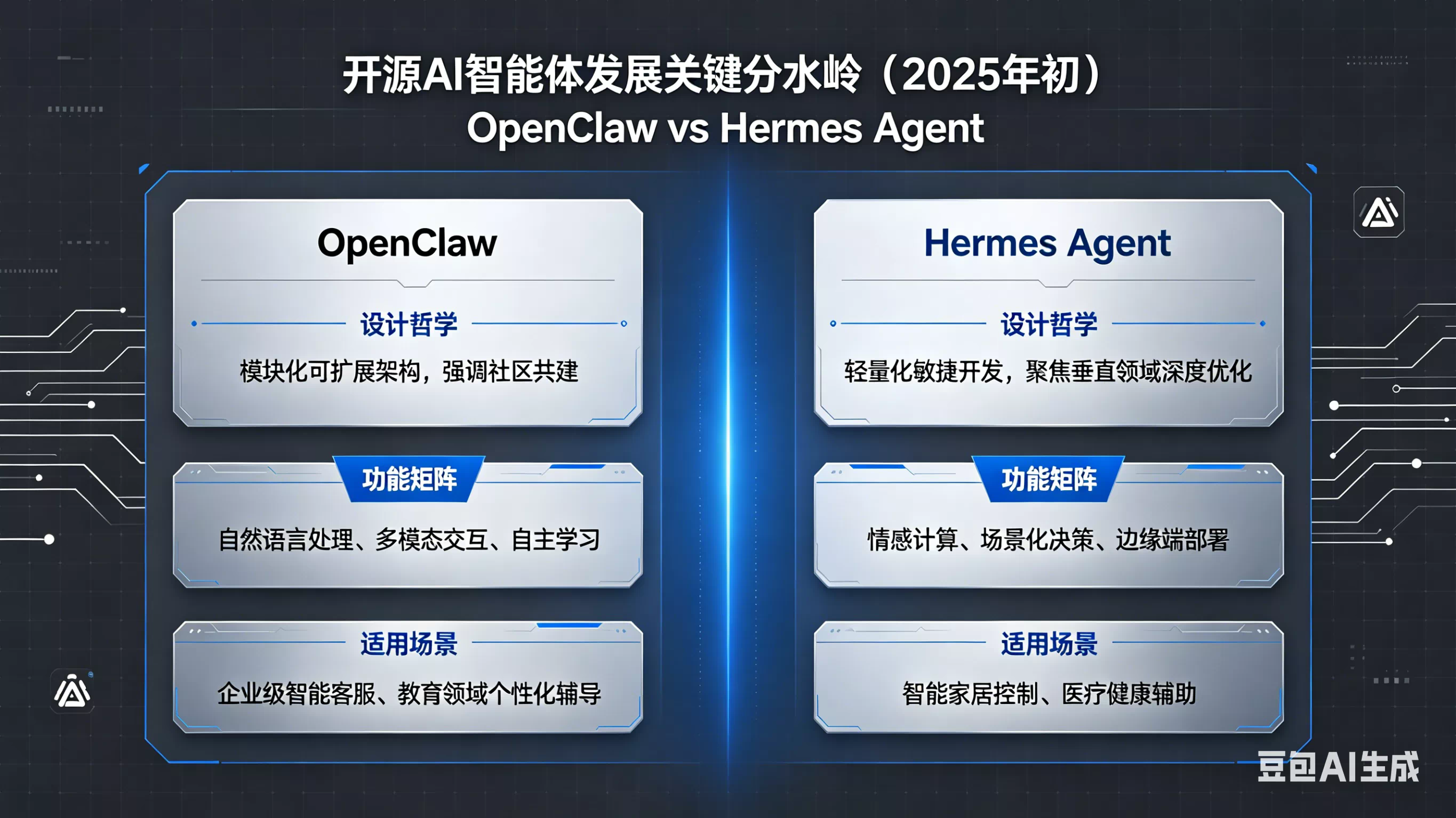 「Hermes Agent 对决 OpenClaw：自进化智能体如何挑战开源王者」封面图