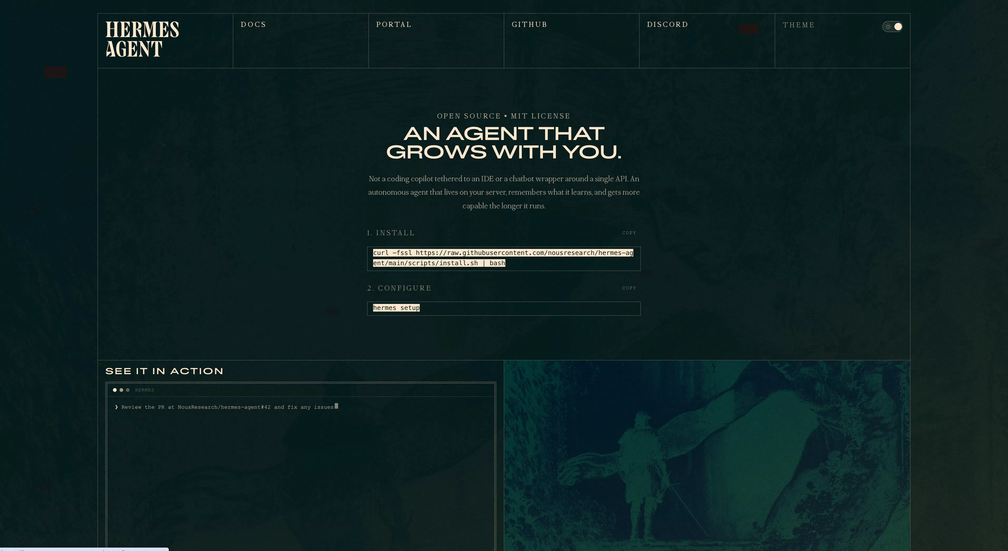 Hermes Agent - Self-Evolving AI Agent