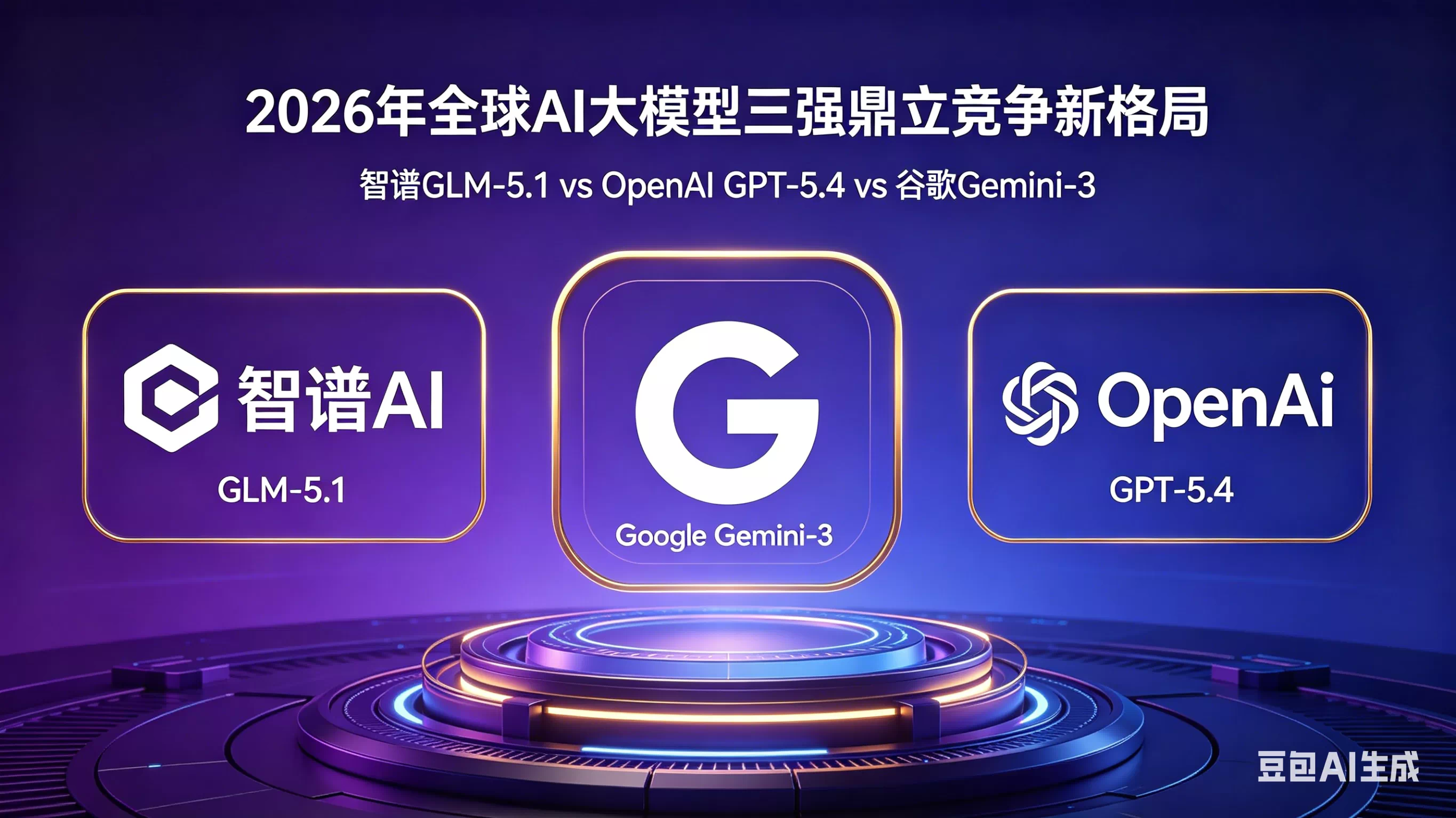 「国产AI大模型GLM-5.1横评：代码能力超越GPT-5.4与Claude Opus 4.6，全球第一梯队实力几何？」封面图