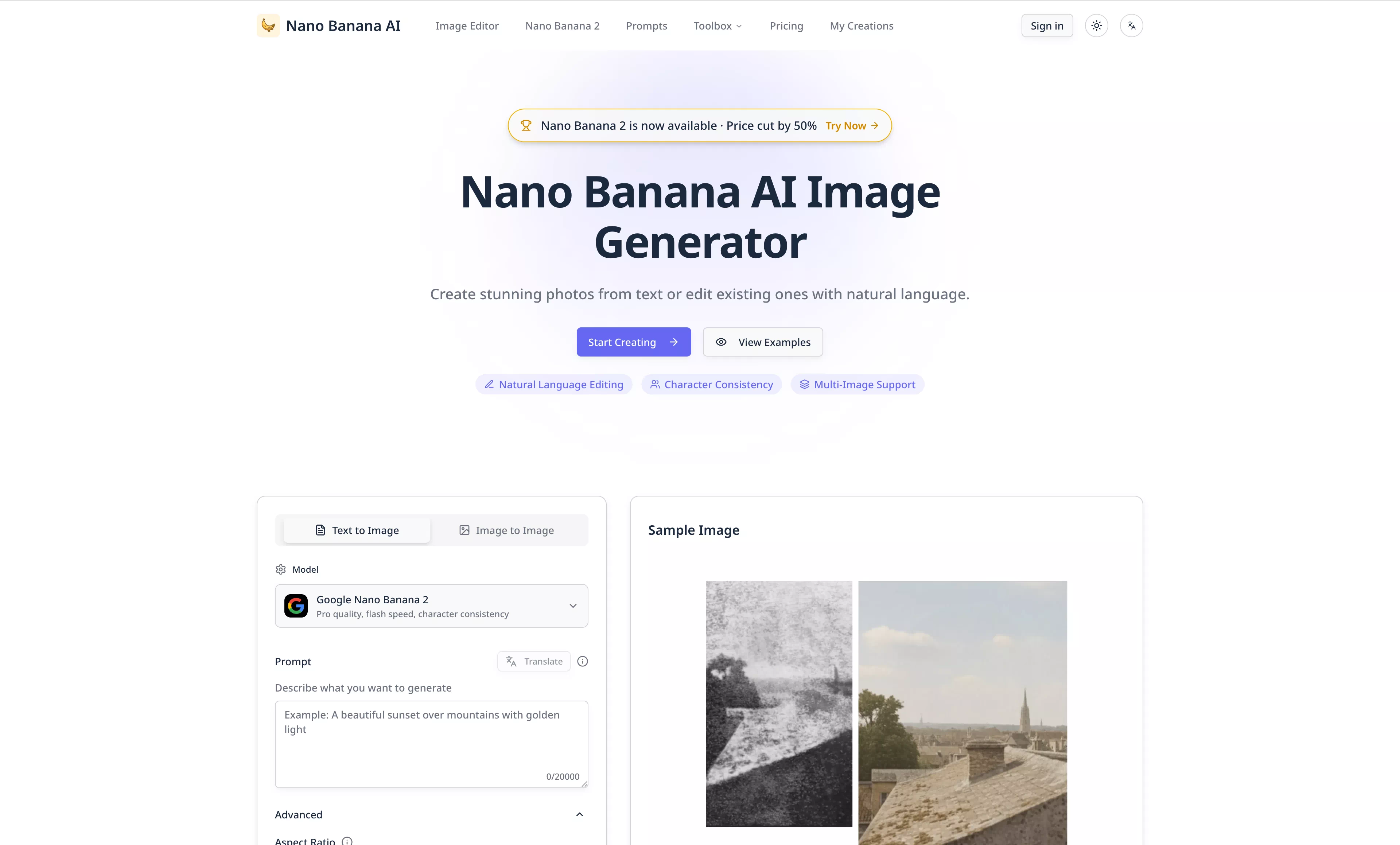 Nano Banana – AI图像创作和专业编辑
