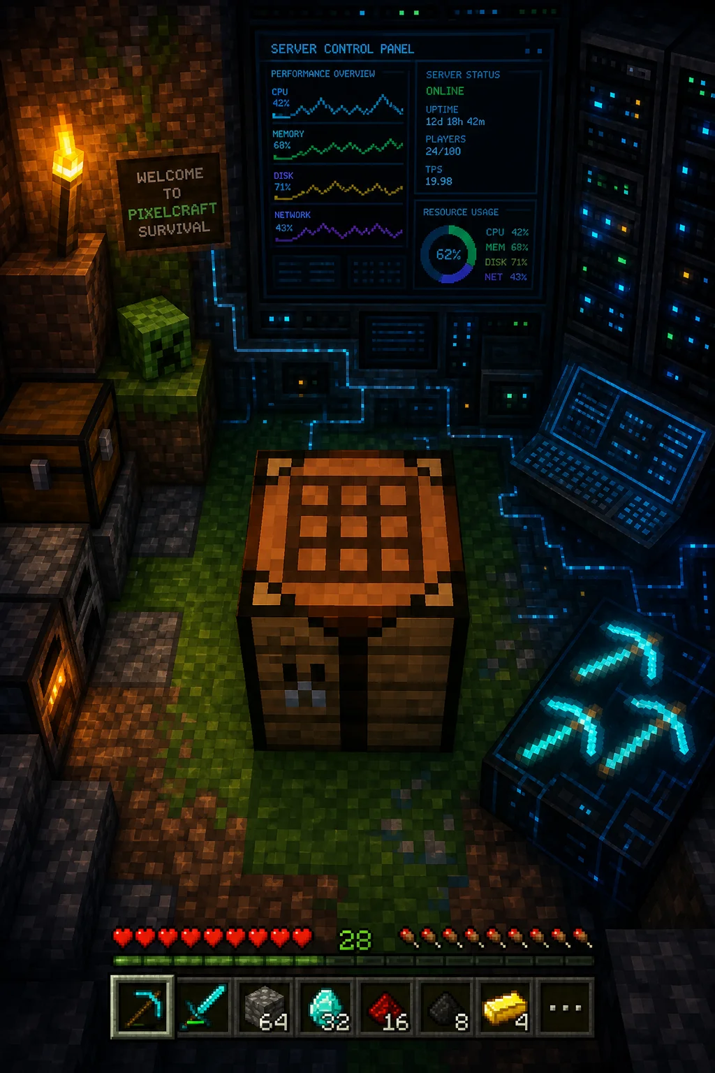 「我把 Minecraft 服务器运维做成了 Claude Code Skill，开源了」封面图