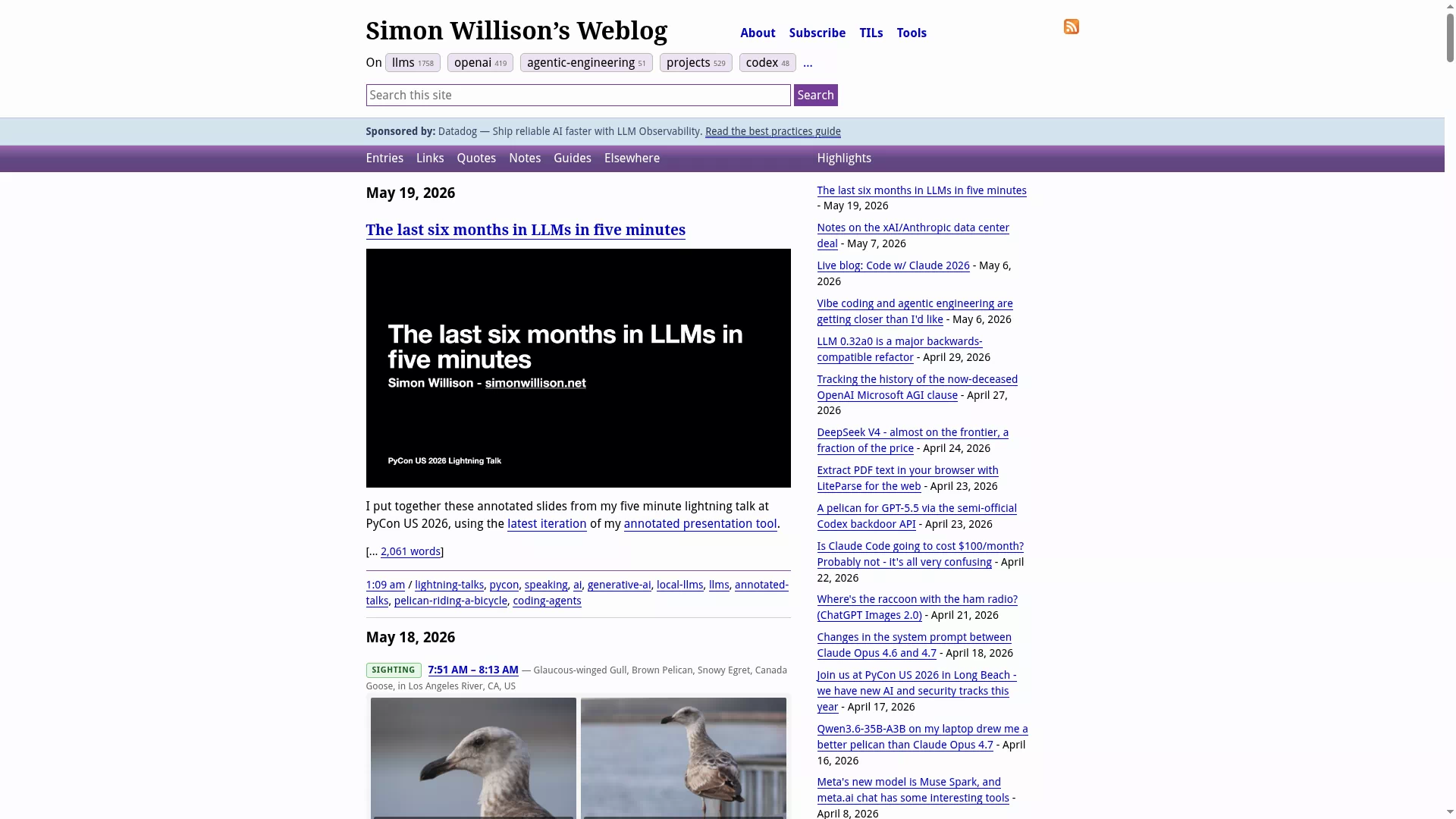 「Simon Willison」预览封面