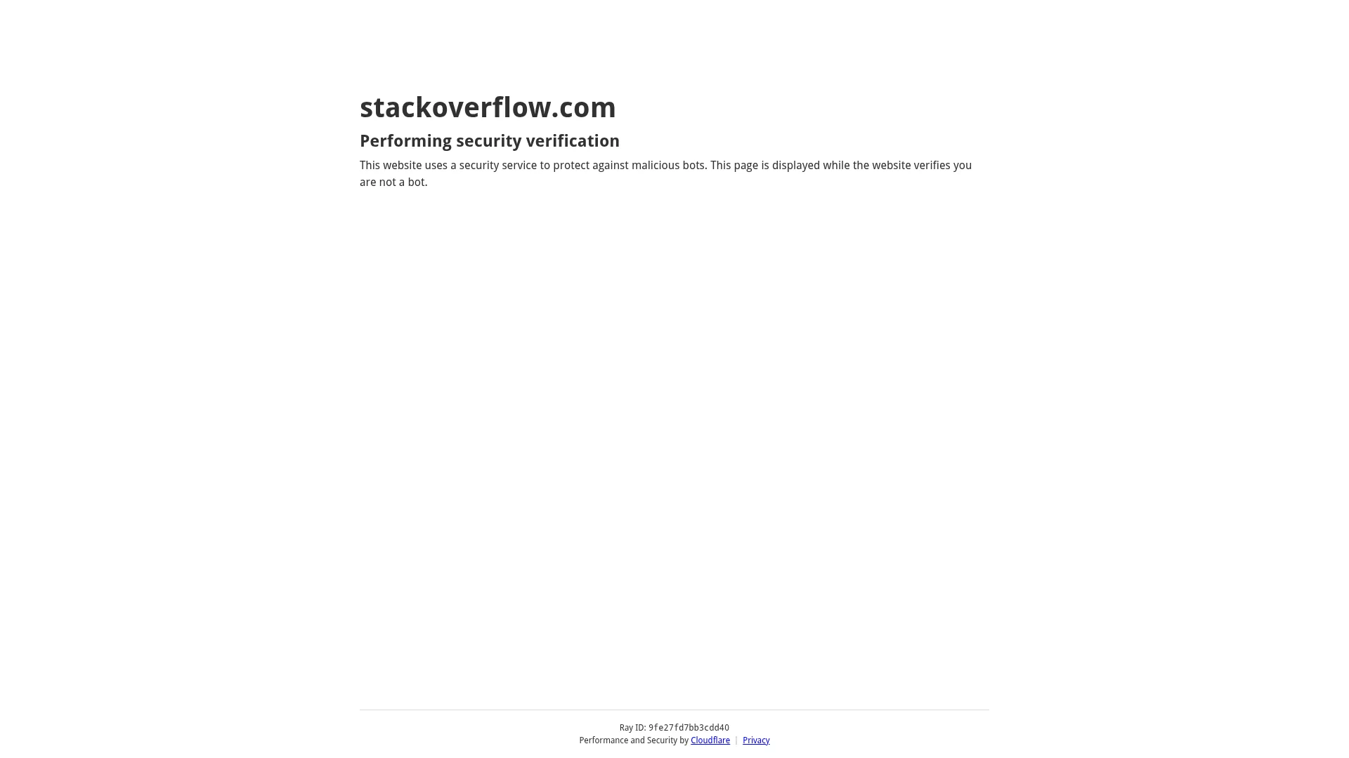 Stack Overflow