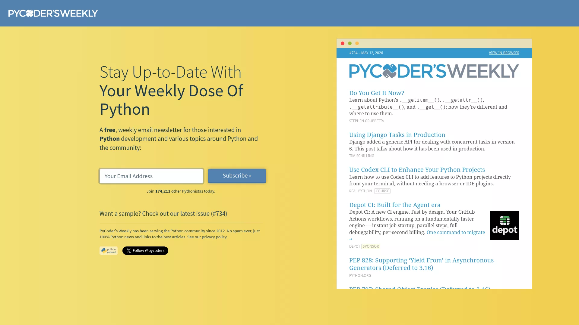 PyCoder's Weekly PyCoder's Weekly