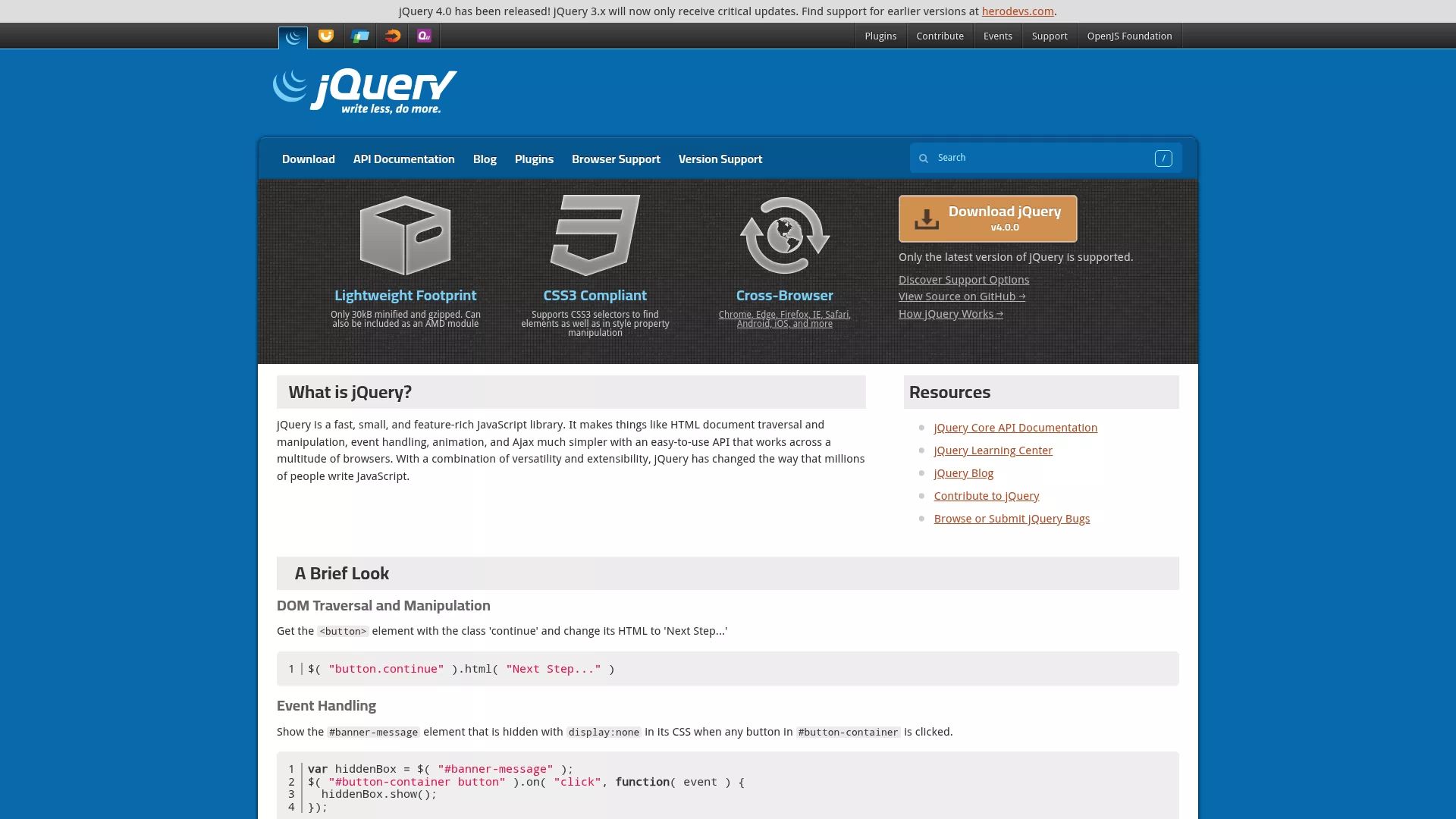 jQuery