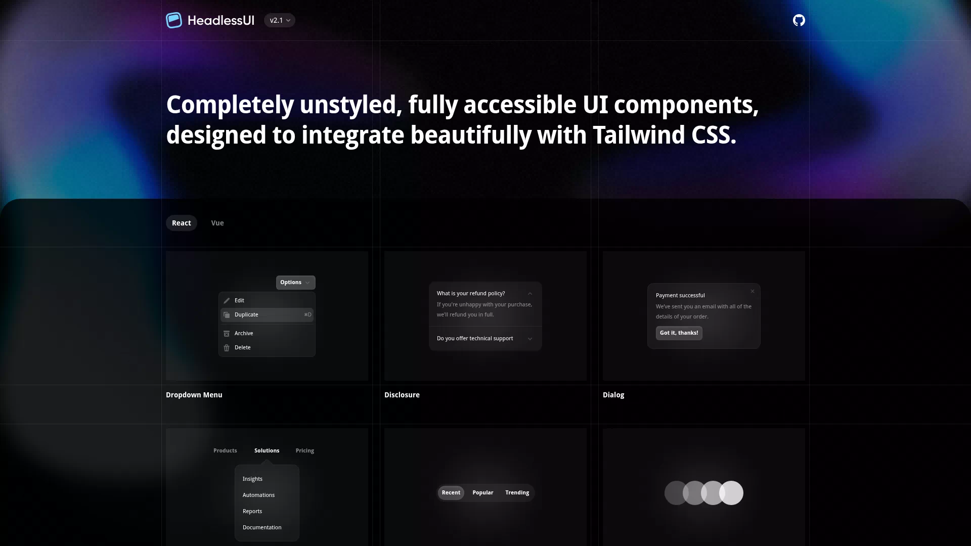 Headless UI