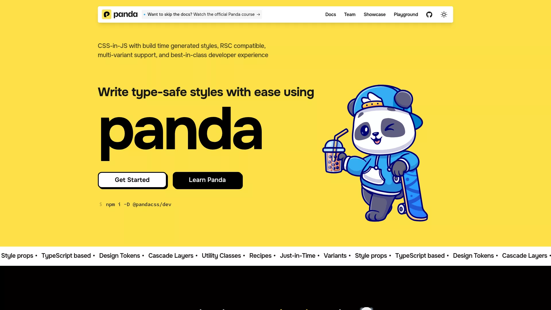 Panda CSS