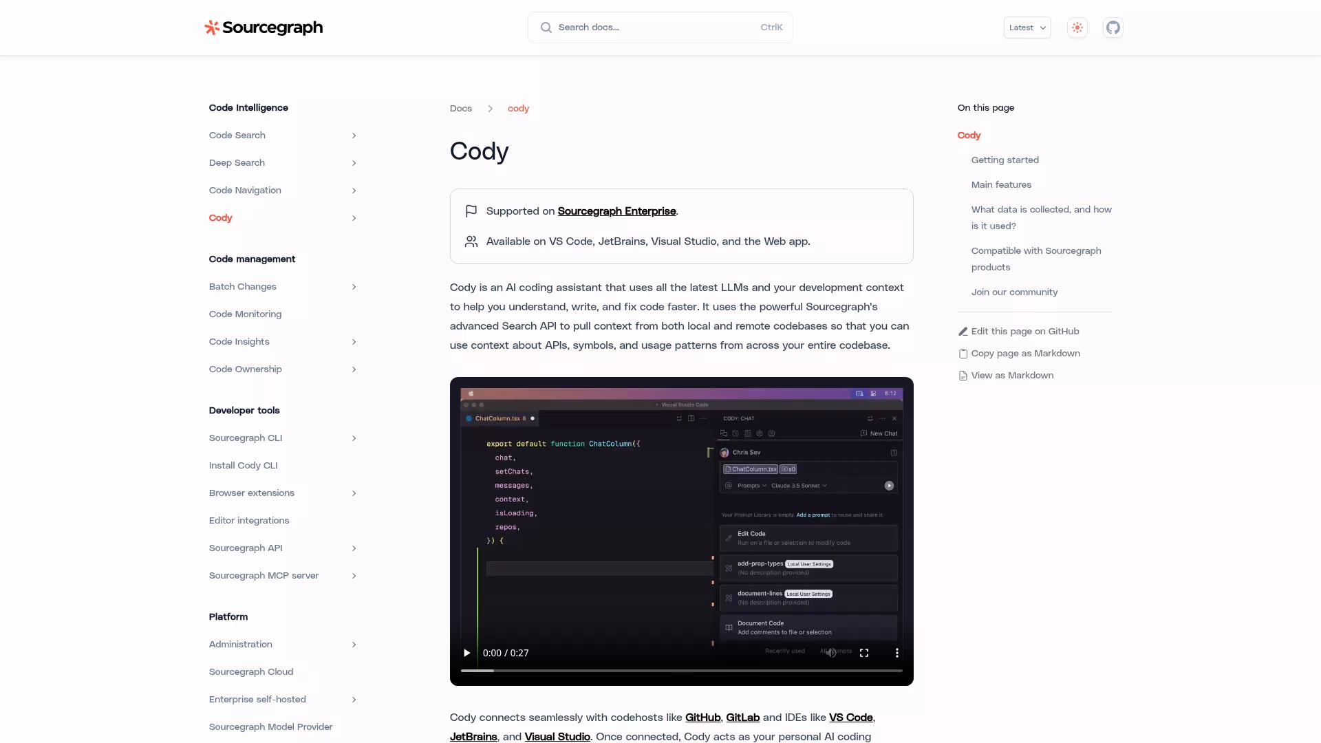 Sourcegraph Cody