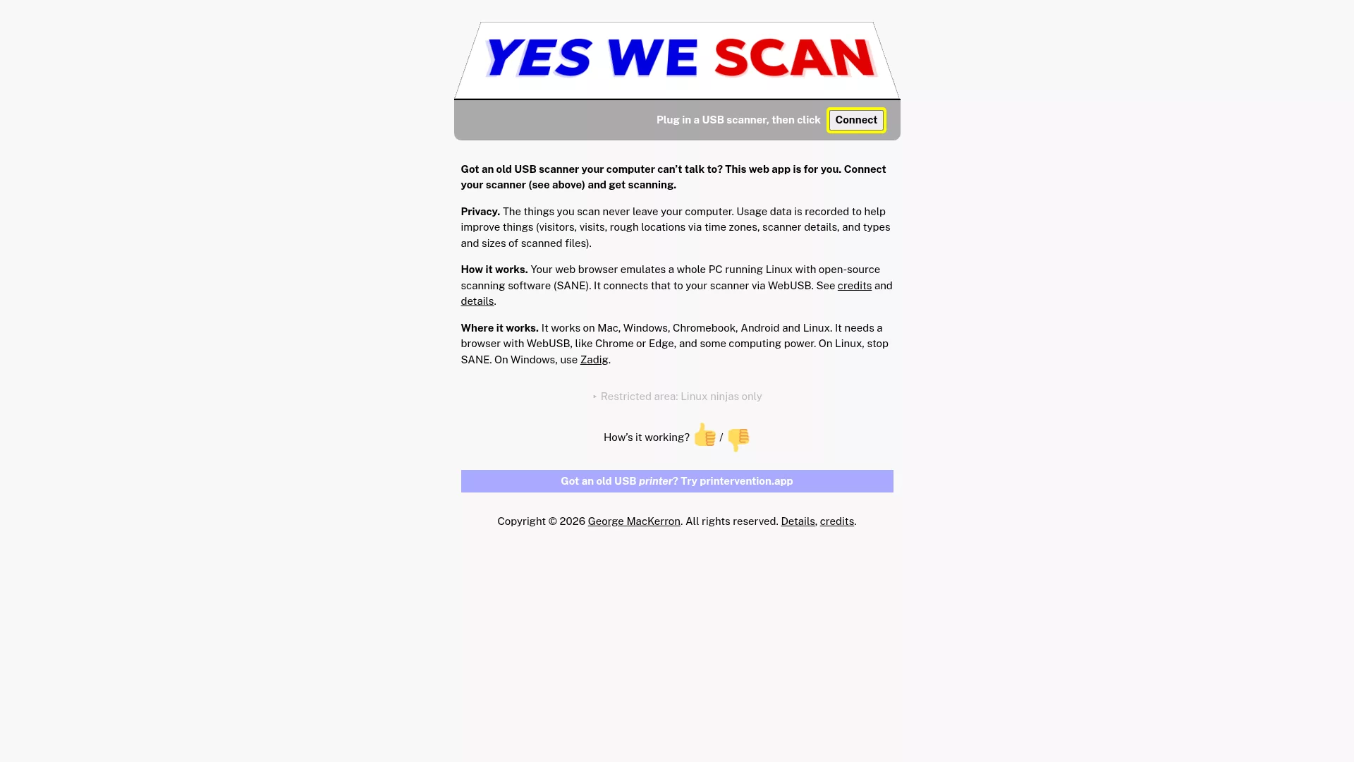 YES WE SCAN