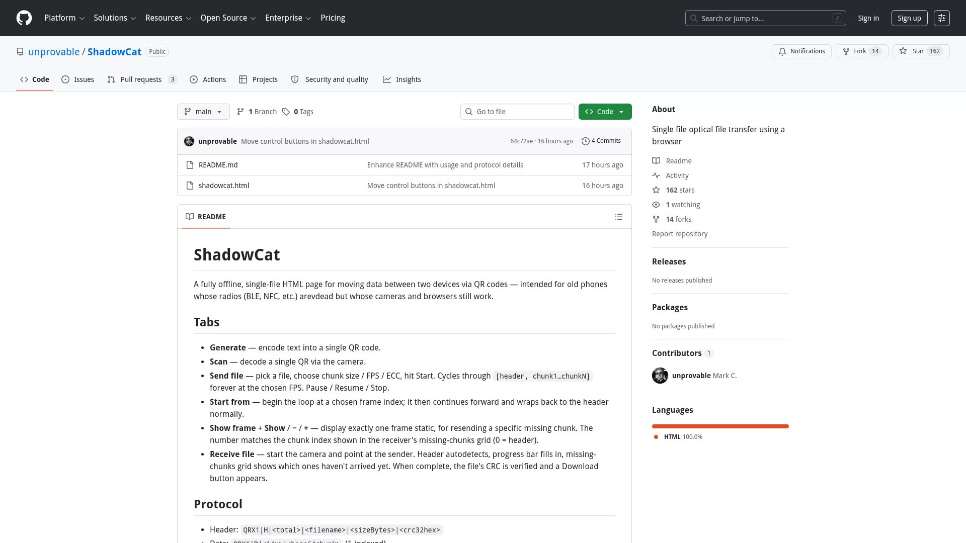 ShadowCat — Browser-Based P2P File Transfer