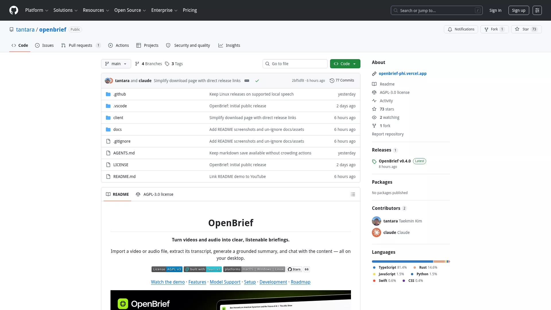 「OpenBrief」预览封面