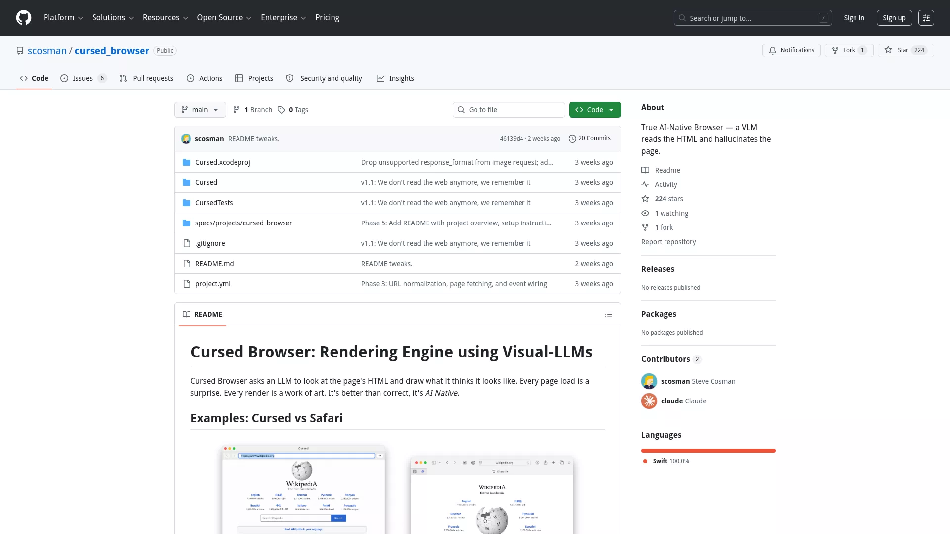 「Cursed Browser」预览封面