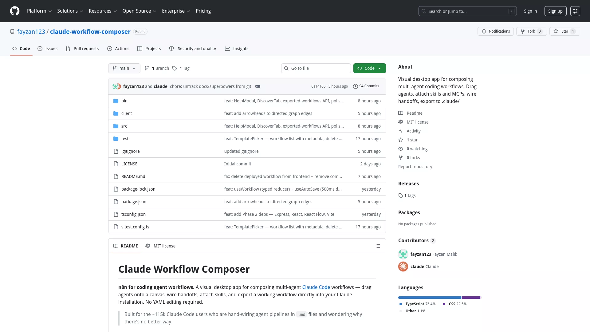 「Claude Workflow Composer」预览封面