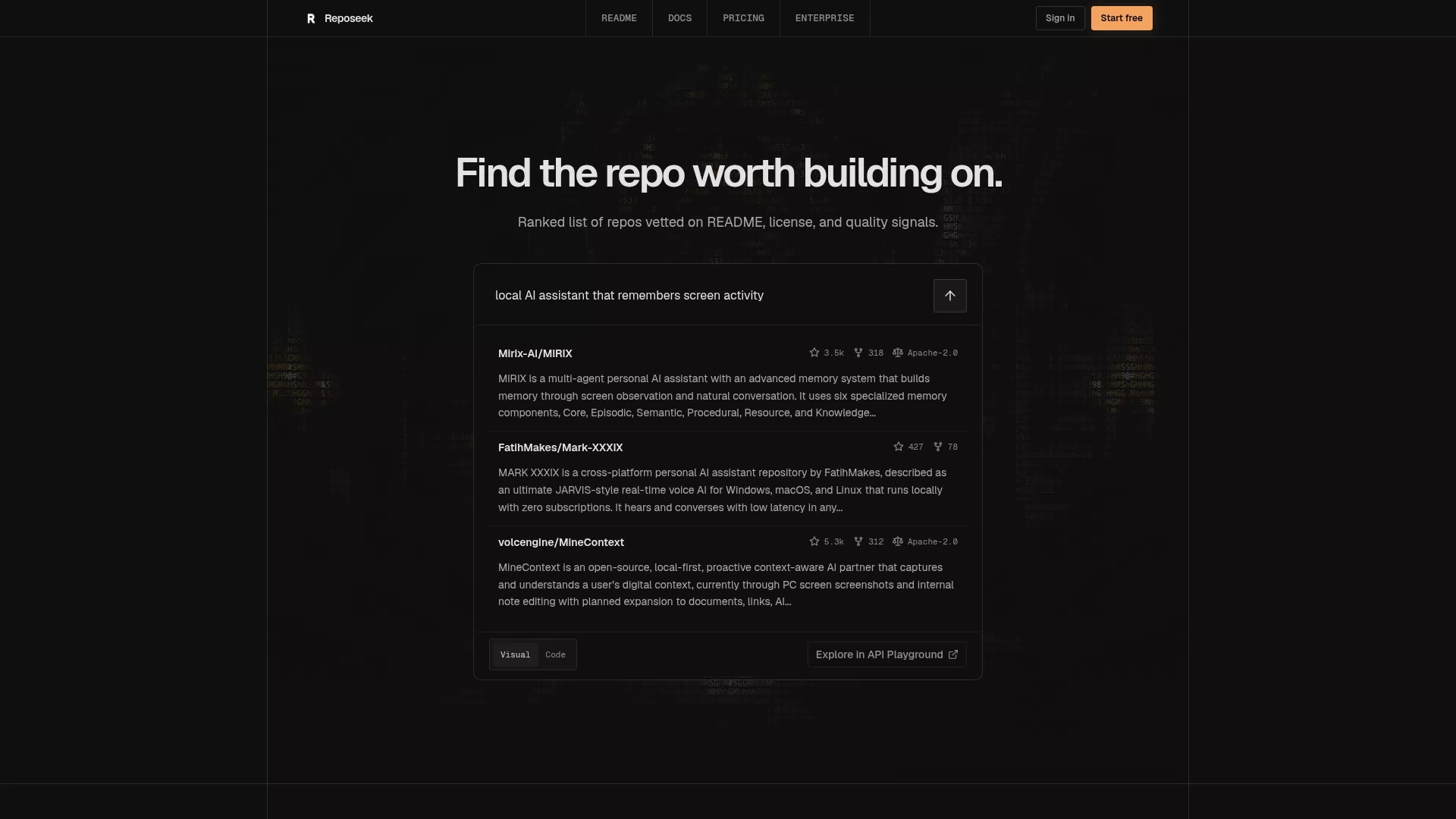 Reposeek