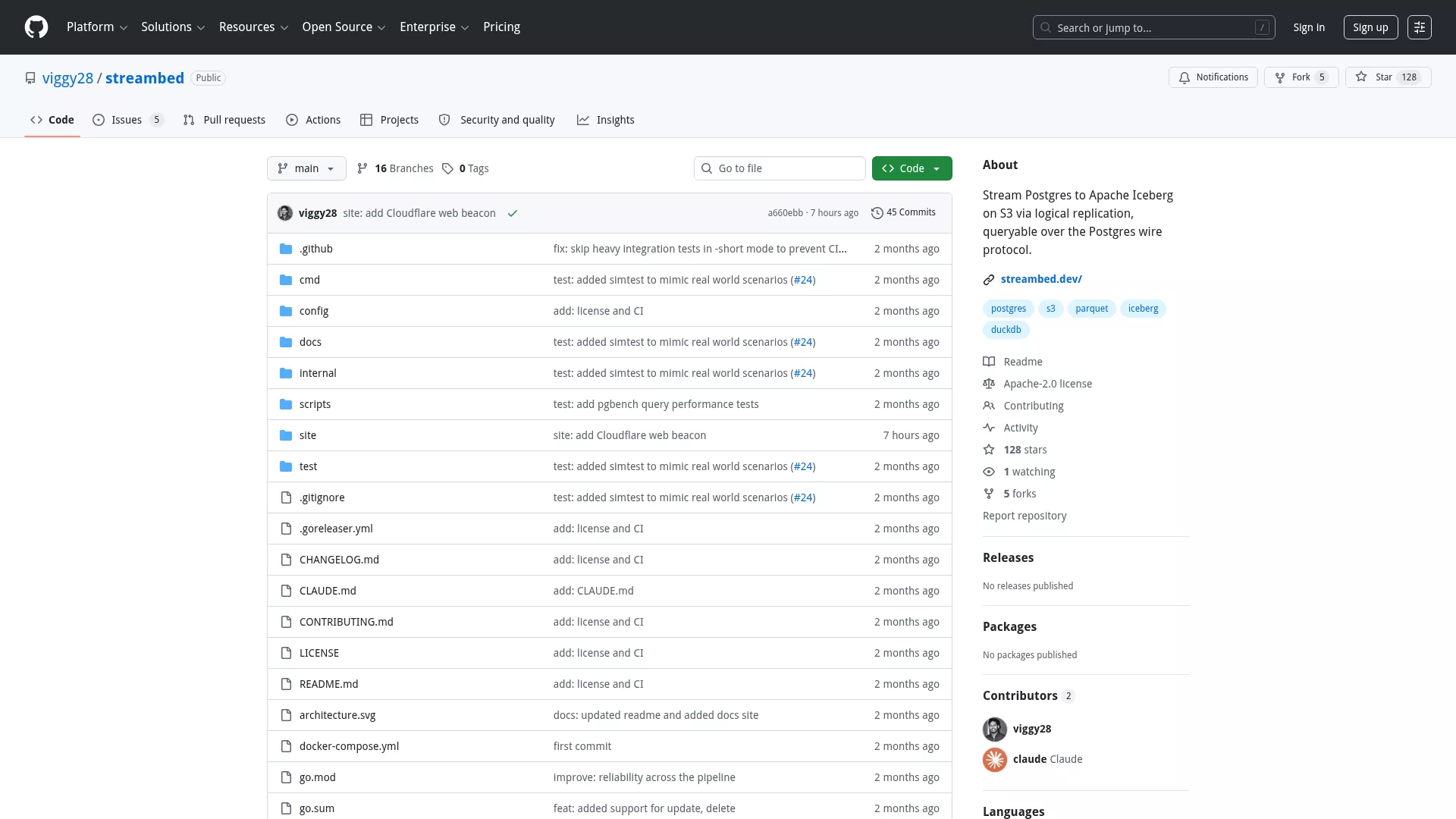 Streambed — Postgres 到 Iceberg 实时同步