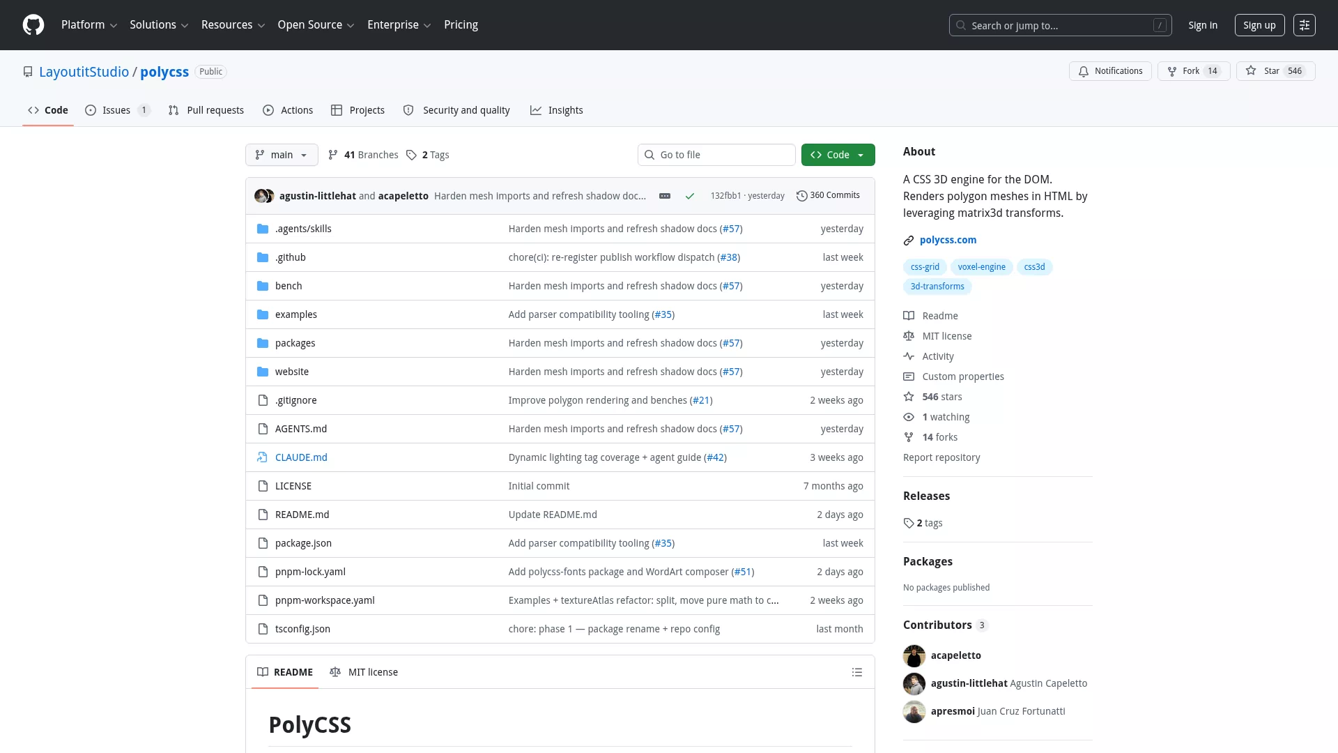 PolyCSS