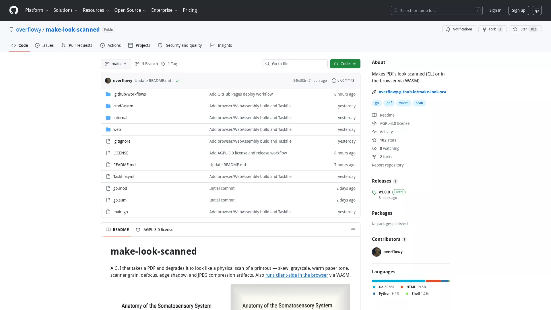 2026-06-21 Picks: Make PDF Look Scanned, StartupWiki, CSSQuake