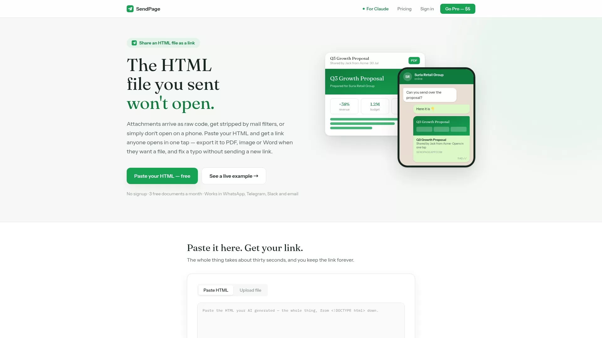SendPage