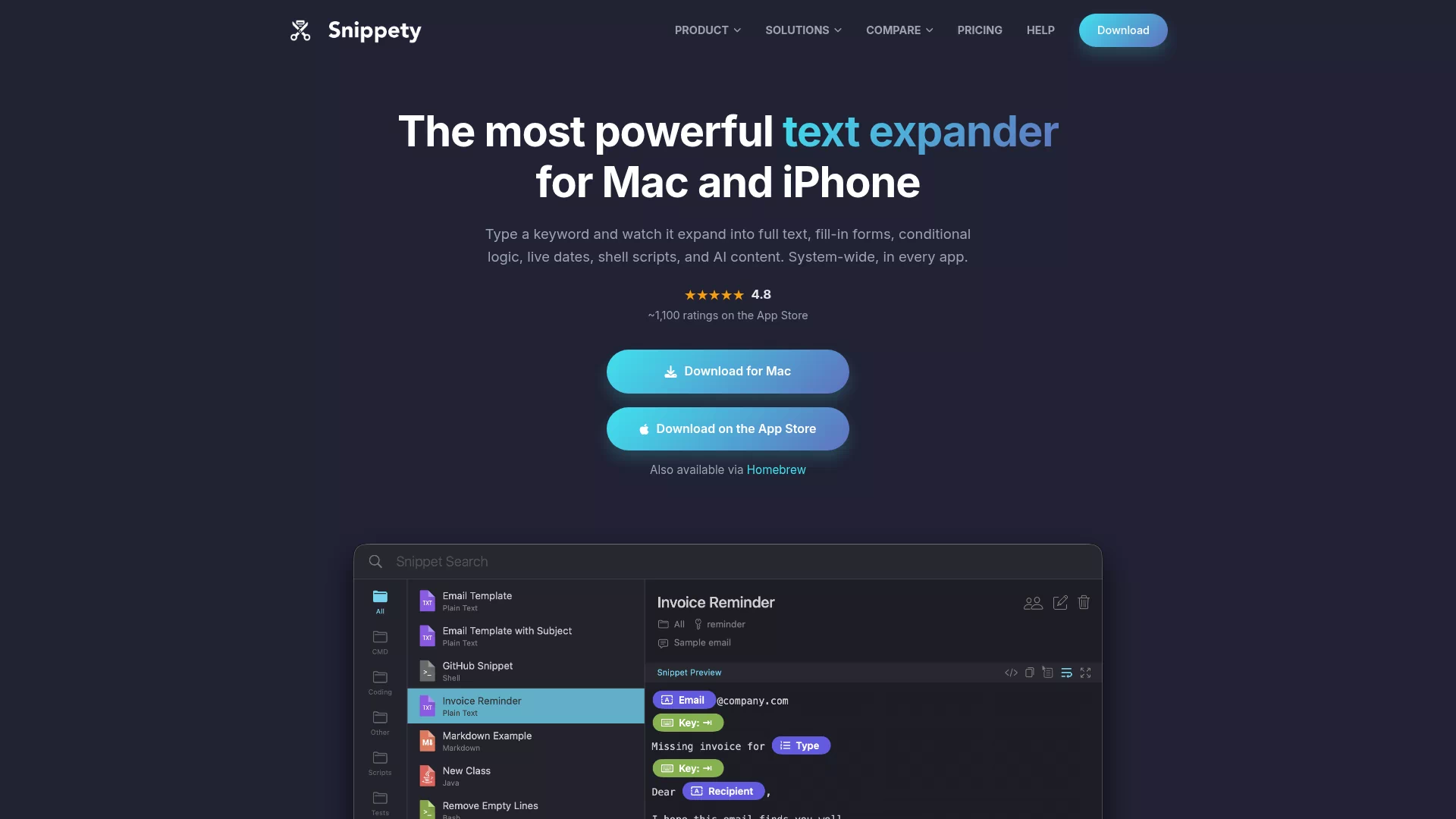 Snippety