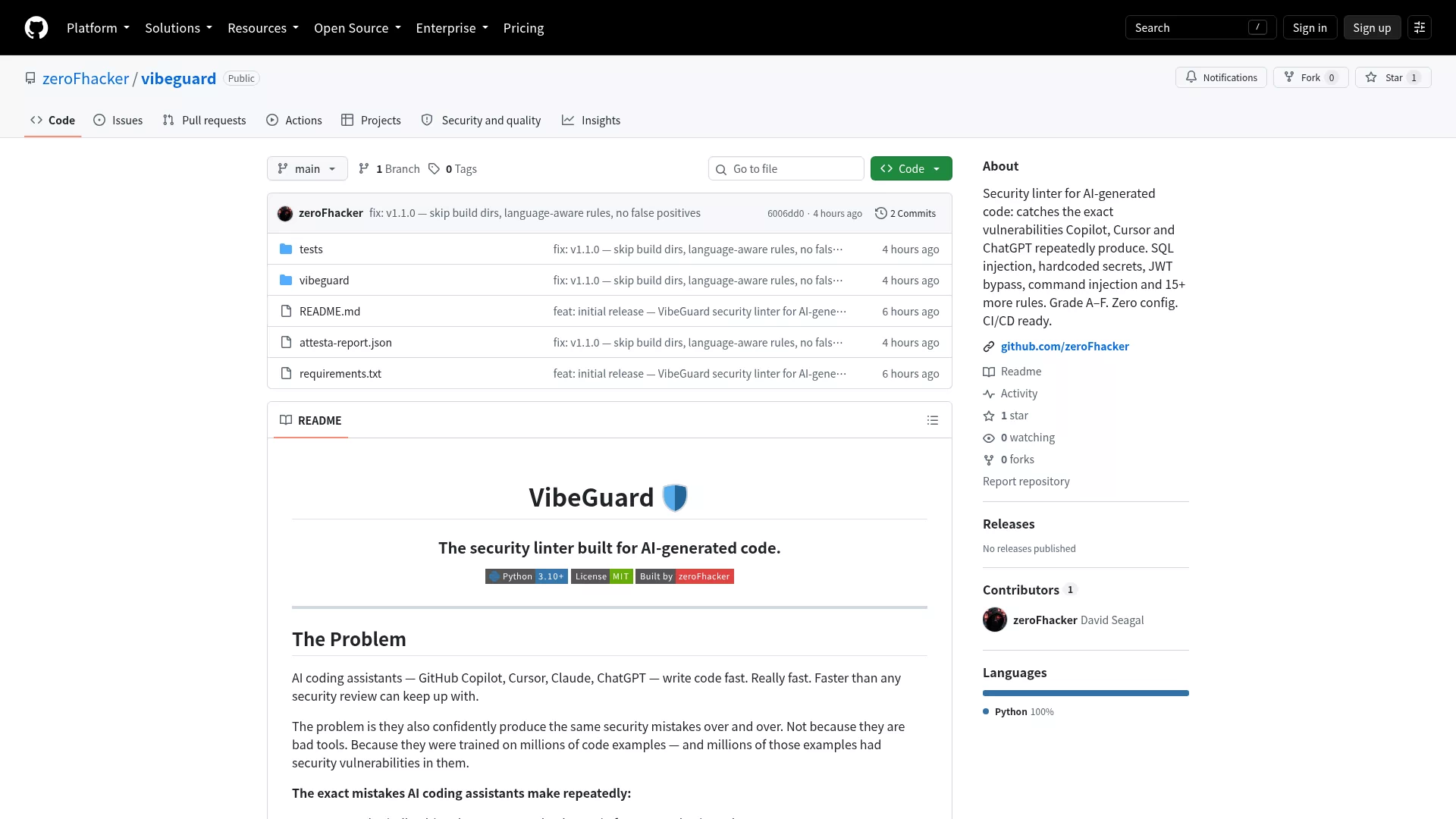 VibeGuard