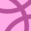 「Dribbble」网站图标